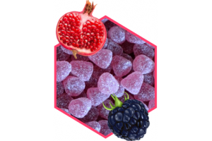 MINI-GELEE GRANATAPFEL MIT HONIG UND BROMBEERE 100G