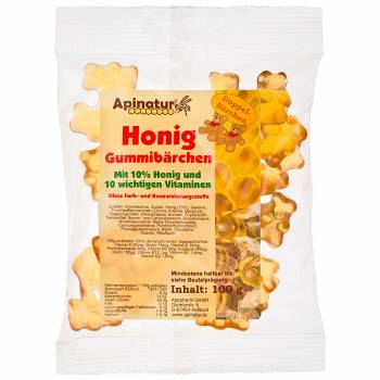 Gummibärchen mit Honig 100g Doppelbärchen
