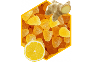 MINI-GELEE ZITRONE MIT HONIG UND INGWER 100G